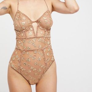 NYT For Love and Lemons Golden Garden Bodysuit